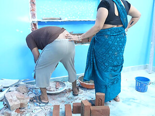 Mechanic Taught Landlady to Work, Peer Mistress Mason in Hindi Voice