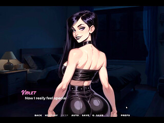 My New Girlfriend Taboo Hentai Game Ep.42 My Topless GF Tease the Bar Crowd!