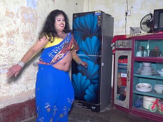 Gorgeous Bangladeshi doll Bdpriyamodel dances seductively in a stunning apartment
