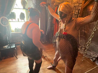 Part 1:- Domina Satana and Her Slave Called Slave Andrew.