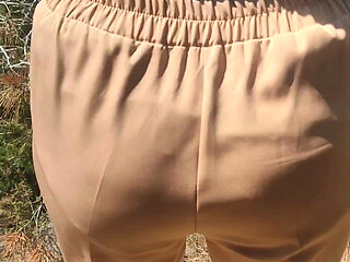 Step Brother Fucked Big Ass Step Step While Hiking in Jungle - Public Outdoor Doggy Style for the Big Tits