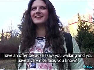 Cute Italian girl takes a big dick in doggystyle