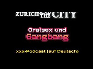 Swiss swingers enjoy a wild gang bang while recording an explicit German