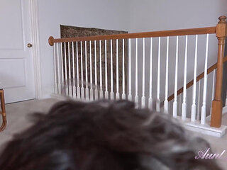 Auntjudys - Your Mature Step-stepmother Tia Gives You a Taboo Blowjob
