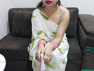 Indian Step Mom Fucked by Step Son with Dirty Talk While Daddy Was Out of Home