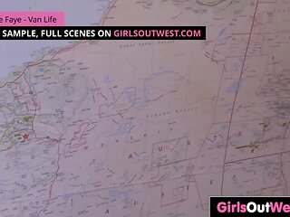 Girls Out West - Hairy cuties enjoy rimming and cunnilingus