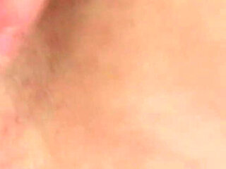 Skinny Brunette Babe Fingers Herself on Washing Machine to Climax