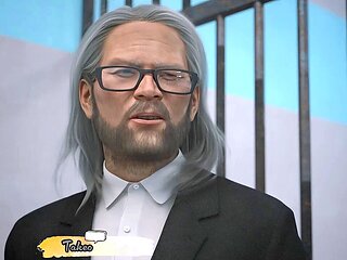 Uncensored hentai where the babysitter gets caught in a tricky love situation