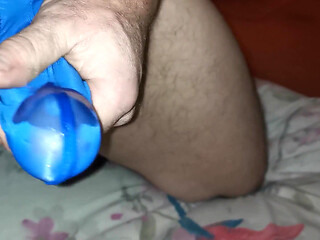 Cum in my blue thong