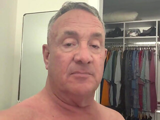 Stepdaddy Taking a Shower After Golfing