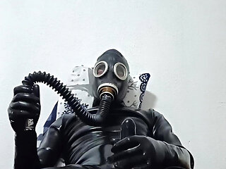 Catsuit 0.8mm jerk off pp