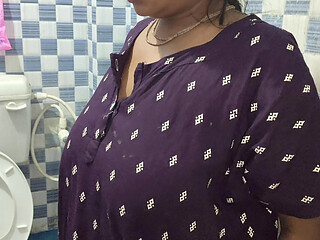 Squirt in bathroom show