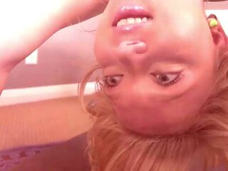 Gags on dick: Blowjob, Doggy  Cowgirl Porn