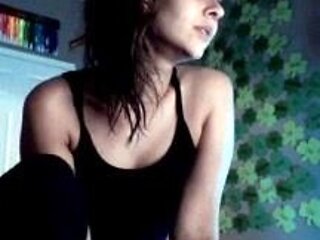 Hottest brunette solo webcam masturbation 2