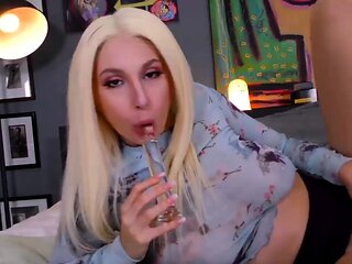 Skylar Voxs Real BJ Confessions End Up With A Messy Cum