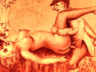 vintage erotic drawings