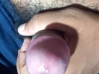 Indian black big dick cumshot masturbation