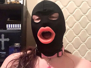 Fake lips wrapped in tape