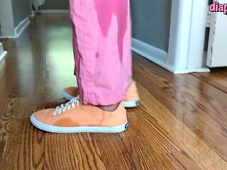 Covered In Cum And Piss - Trans Domme Facial And Pee For Submissive