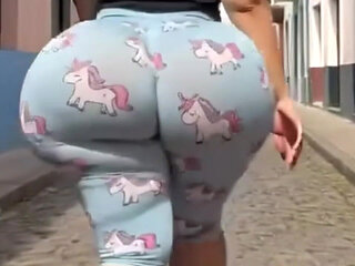 Pajama Ass Walking in the Neighborhood