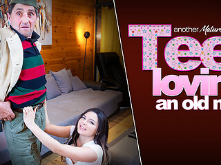 Old Man Goran Gets To Fuck His Hot Teeny Neighbour Babe Emily F. Who Fucks Him Like A Maniac