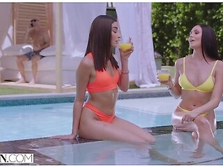 Two Best Friends Love Being Bad Together