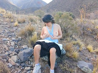 LadyRomas Deep-Throat in Mountains
