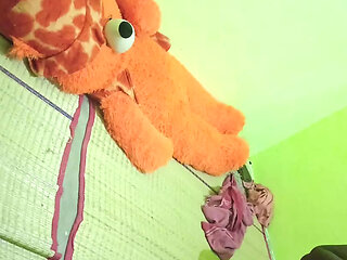 Indian couple passionate romance and enjoy