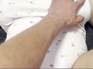 Hot milf caught solo masturbating