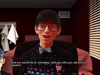 Femdom Blowjob + Ass Tongue Fuck- Sexbot #2- Gameplay