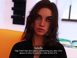 Teen girl takes huge cock in visual novel PC game