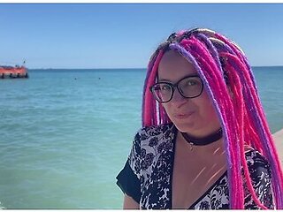 Helgi Verhiniz - Cute Girl From The Beach Squirt Herself Face After Dp In Every Hole