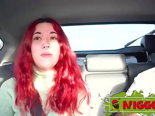 From the plane to your BIG BLACK COCK! Crow Sniff is receiving a THICK TREAT