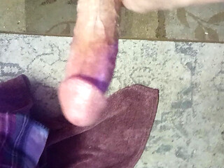 Me stroking my cock