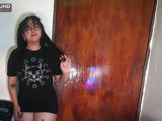 Nerdy Latina Gamer Fucked Hard by Her Horny Stepbrother