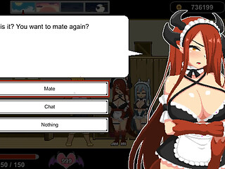 Hunky handyman gets it on with sexy dragon sisters in animated lewd fantasies