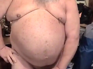 Big Bear Belly and Cock