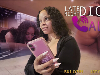 Late-night phone sex with the sultry Rue Lynn