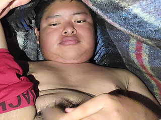 I'm without panties with a lot of hair in my balls
