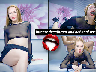 Intense Deepthroat and Hot Anal Sex for Julia!