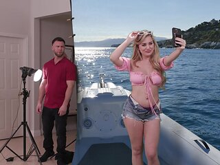 Blonde Blake Blossom with natural tits and hot ass gets dicked
