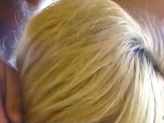 Blonde Big Tit Shemale Leticia Fucked Anally Outdoors on Vacation