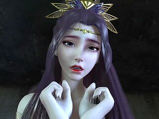 3D Hot Asian Babe Have Her First Time BDSM Sex with Her Master