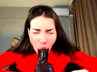 Stacked brunette goes solo toys and masturbation