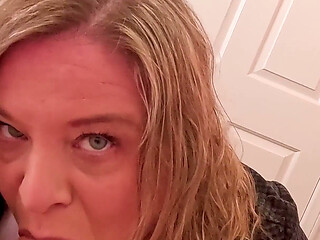 Stepmom Bends Over for Stepsons First Sex Before She Leaves for Work