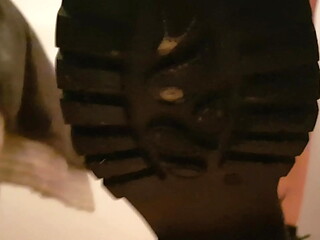 bootsole and spit
