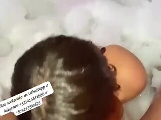 Colombian Tinder Date Leads to Big Cock Blowjob and Doggystyle Creampie