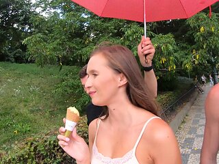 The couple, Stacy Cruz and Johnny Nitro, has amazing sex in different poses.