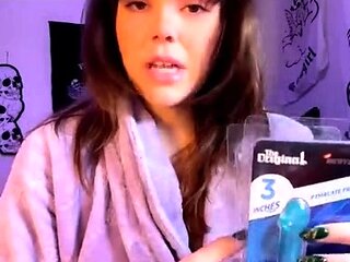Amateur Brunette Anal Toy
