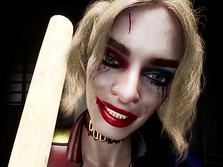 harley Quinn and Joker Hard anal sex